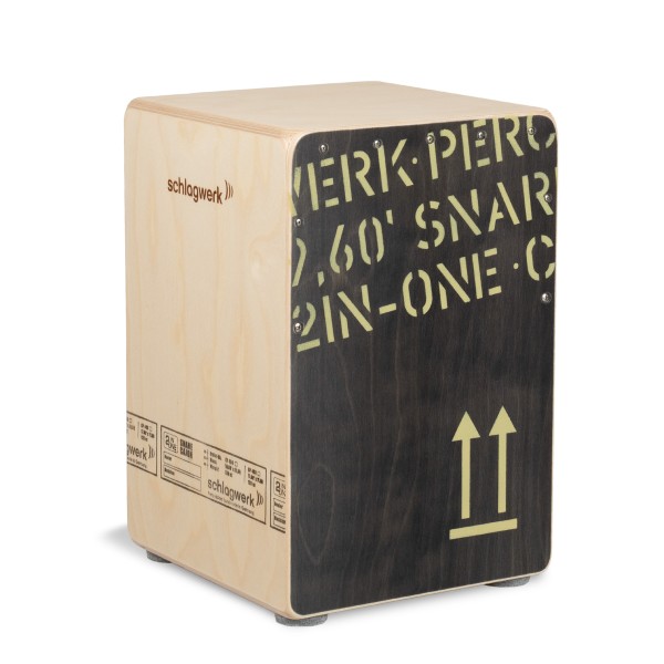 Schlagwerk CP403BLK Cajon 2inOne BLACK - Größe M