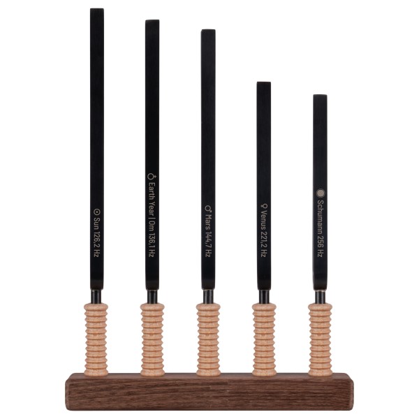 EINKLANG STF-PL5 Stimmgabel-Set Planeten Essentiell mit Ständer