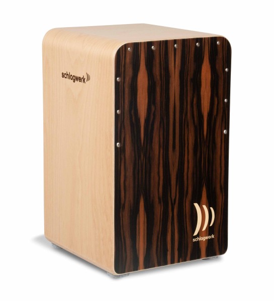 CP604 Cajon Fineline comfort - Mocca - inkl. Cajon Ledersitzkissen & Tasche