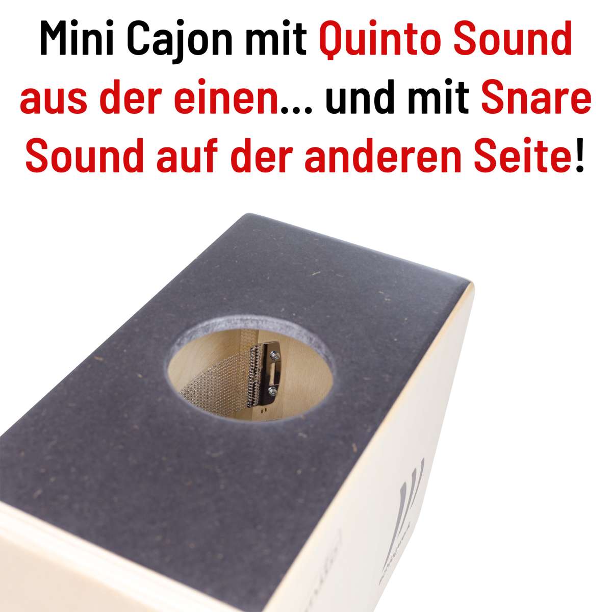 Schlagwerk DC300 Cajonito Hell - Mini Cajon mit 2 Schlagflächen