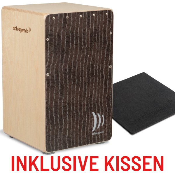CP580 Cajon SUPER AGILE Silver Lining inkl. Sitzkissen