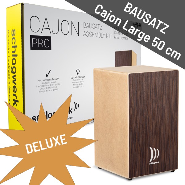 Schlagwerk CBA30SW Cajon Bausatz Large Pro Höhe 50 cm - Wenge Furnier