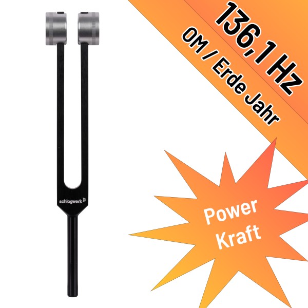 EINKLANG PTF-OM Stimmgabel Erde-Jahr / Om KRAFT - 136,1 Hz
