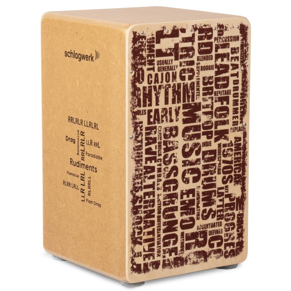 Schlagwerk CP85 Cajon Rudiments Styles- Größe L