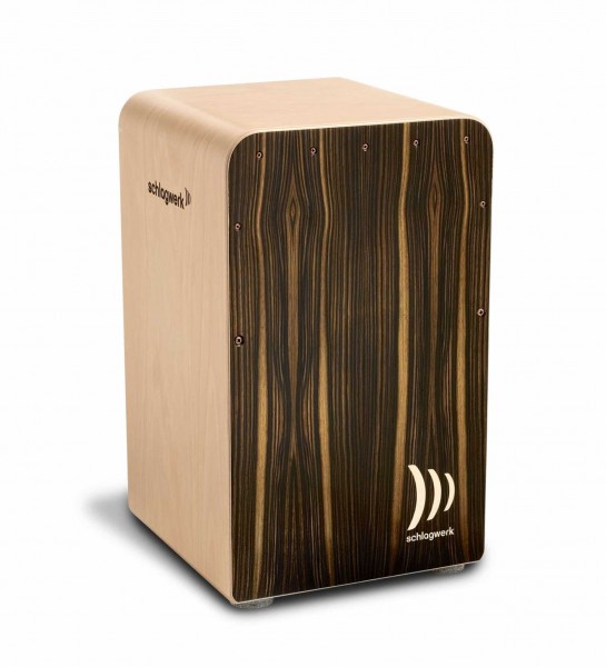 CP604 Cajon Fineline comfort - Mocca - inkl. Cajon Ledersitzkissen & Tasche